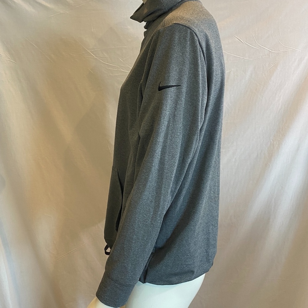 Nike Dri Fit Gray Turtleneck Sweatshirt - Size M - Picture 2 of 6